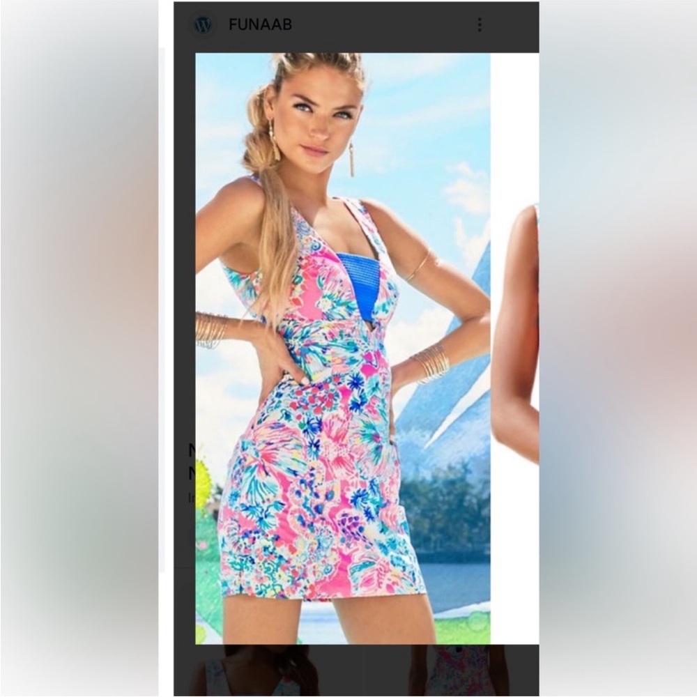 Lilly Pulitzer Cassa Sleeveless Shift Mini Dress in Tikki Pink Gypsea Size 00